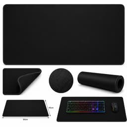 Muismat - Bureau onderlegger - Gaming Mousepad XXL - Game Muismat - Onderlegger - Grote Muismat - Anti Slip muismat - Desktop Mat - Zwart - 90 x 40 CM - — thumbnail 1