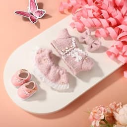 Poppenkledingset, stijlvolle kawaii-outfitset, luxe moderne rok met accessoires, geschikt voor aankleedpoppen — thumbnail 2