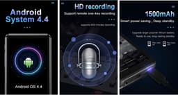 Geschikt voor Android 8.1 WiFi MP3 MP4 MP5-speler 4.0 "volledig touchscreen BT5.0 Meertalige 1080p videomuziekspeler — thumbnail 3