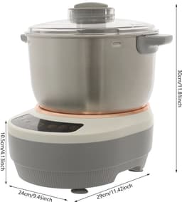 JAQZY Deegmachine - Keukenmachine - Met Gistingsfunctie - 7L - Instelbare Kneedtijd - Constante Temperatuur van 45°C - 250W — thumbnail 3