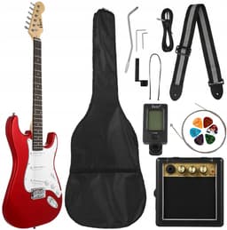 Complete Elektrische Gitaar Set - 39 Inch ST-model met 20 Watt Versterker, HSS Pickups & Accessoires – Perfect voor Beginners, Jongeren & Volwassenen — thumbnail 2