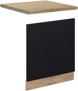 Vaatwasser Frontpaneel 60 cm Zwart Gestreept voor Keuken Inbouw — thumbnail 1