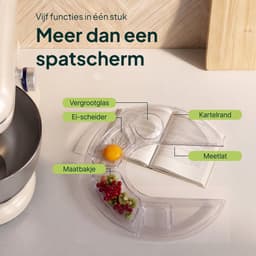 Vivid Green 1500W Keukenrobot - 5L Mengkom - 10 Snelheden - Keukenmixer - Keukenmachine - Creme — thumbnail 5