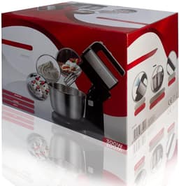 YOR® Mixer met mengkom - Mixer - Mixer met mengkom keukenmachine - ‎zwart- 32cm x 23cm x 23cm; 2.59 kg — thumbnail 5