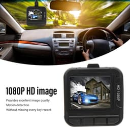 Auto Recorder - Dashcam Rijcamera - Veilig Autorijden - 1.6 Inch Display - 1080P HD - Zwart — thumbnail 2