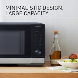 Magnetron Oven - Keukenapparaat - Snel Opwarmen - Inverter Technologie - 29L Inhoud - Zwart RVS — thumbnail 5