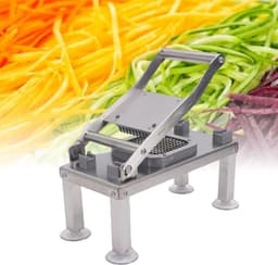 Groentenhakselaar met Container - Voedselsnijder Keuken - Snel Ingrediënten Snijden - Roestvrijstalen Bladen - 34 x 24 x 18 cm — thumbnail 4