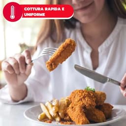 Mini Luchtfriteuse - Heteluchtfriteuse Compact - Gezond Koken - Olievrij Frituren - 2 Liter Capaciteit - Zwart — thumbnail 3