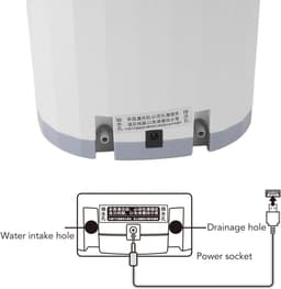Mini Vaatwasser - Automatische Reiniger - Kopjes Schoonmaken - 360 Graden Reiniging - 4 Liter Capaciteit - Wit — thumbnail 4