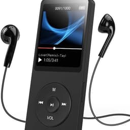 Draagbare MP3-speler, muziekspeler, videospeler en fotoviewer met een 1,77-inch LCD-scherm. Draagbare mini-MP3-muziekspeler. — thumbnail 1