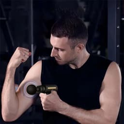 Massagepistool - Fascia Gun - LCD Display & 6 Snelheden - 4 Verwisselbare Massagekoppen - Stille Motor & Diepe Massage - 800mAh Oplaadbaar - Voor Thuis, Sport & Herstel — thumbnail 5
