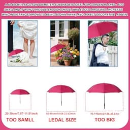 3e Verstelbare Plantenparasol, Grote waterdichte Tuinparasols Duurzaam Buitenzonwering voor Potplanten Bloemen Groenten — thumbnail 5