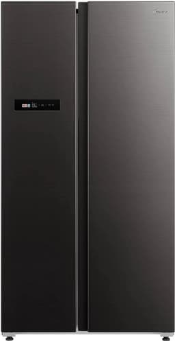 Midea MDRS791MIE28 - Amerikaanse koelkast - Zwart - RVS geborsteld - No Frost - Multi Air Flow - Smart Home - E label - 330 kWh/jaar - 35 dB — thumbnail 1