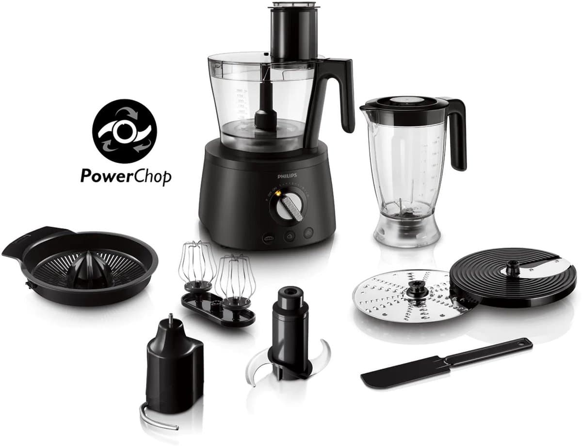 Philips Avance HR7776/90 - Foodprocessor - 1000W - Zwart — afbeelding 1