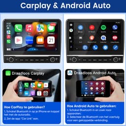 Hexinex - Autoradio - Geschikt Voor Peugeot 107 Toyota Aygo Citroen C1 2004-2014 - 2+64GB CARPLAY WIFI USB — thumbnail 4