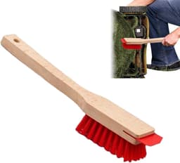 Grasmaaier Schraper - Onderhoudsborstel - Gazon Onderhoud - Ergonomisch Ontwerp - 405 cm - Hout — thumbnail 1