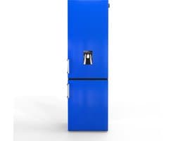 NUNKI LARGEH2O-FBLU / Combi Bottom Koelkast, E klasse, 268l, Waterdispenser, Blue Fire (FRONT only)
