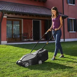 Accu Grasmaaier – Elektrische Maaier – Lithium-ion Maaier – Draadloze Grasmaaier – Tuinmaaier – 30 cm Maaibreedte – 20V 4Ah Accu – 30 Liter Grasopvang — thumbnail 1
