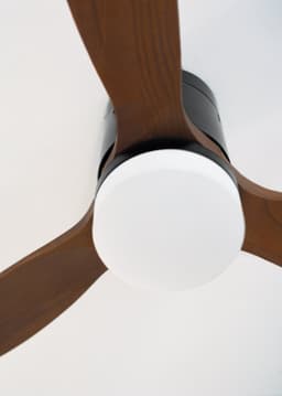 CREATE - Plafondventilator silent 100% hout 40W (Ø132cm) - Met licht LED - Afstandsbediening - 6 snelheden - Programmeerbaar - WIND CALM NATURAL WOOD — thumbnail 5