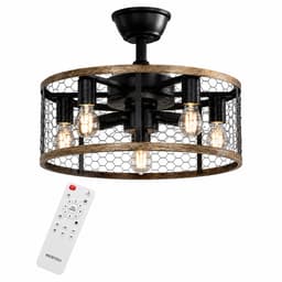 WERYOU® illuminAIR Plafondventilator - Plafonniere - Plafondventilator met Afstandsbediening - Plafondlamp - Plafond ventilator met Verlichting - Ventilator lamp — thumbnail 5