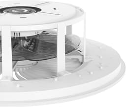 Plafondventilator met Verlichting - LED Dimbaar - 3 Lichtkleuren - 3 Snelheden - Met Afstandsbediening - Stille Ventilator Plafondlamp 56 cm — thumbnail 4