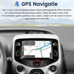 Hexinex - Autoradio Geschikt voor Toyota Aygo Citroën C1 & Peugeot 108 (2015–2020) - 2+64GB Carplay Fm — thumbnail 3