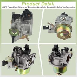 Dailygoods- Carburateurset voor Einhell BG-PM 46 S-HW - Afdichtingsset - Brandstoffilter - Brandstofslang - Clips - Inclusief kaars - Grasmaaier Carburateur — thumbnail 2