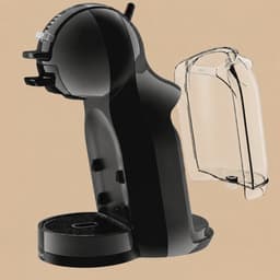 KRUPS NESCAFÉ Dolce Gusto MiniMe KP120810 - Koffiecupmachine - Antraciet / zwart + 2 bruin-beige mokken zonder oor + witte tegel "Jij bent goud" + tegelhouder — thumbnail 2