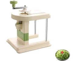 Koolversnipperaar Groentesnijder - Keukenmolen Hakker - Salade Bereiden - Snelle Handmatige Bediening - 5kg Per 5 Min - Wit