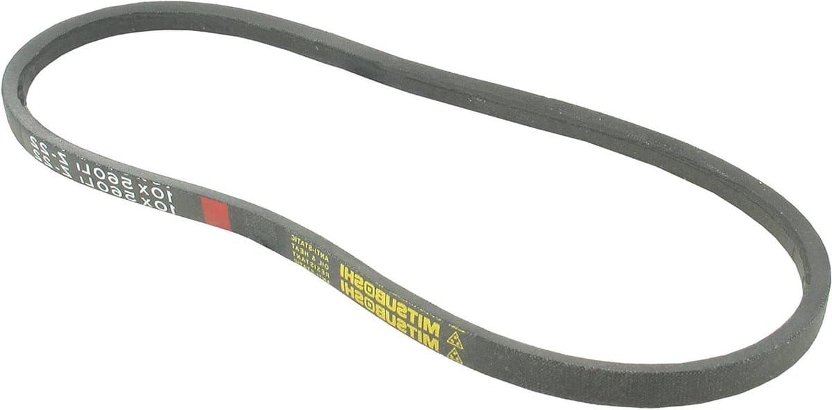 V-snaar - Aandrijfriem - Grasmaaier Onderhoud - Gladde riem - 10 x 6 x 1264 mm - Zwart — afbeelding 1