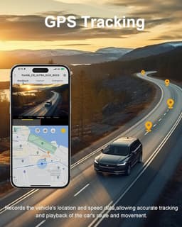 Dash Cam 4K - Auto Camera - Veilig Autorijden - Inclusief 64GB Kaart - 3.2 Inch Scherm - Zwart — thumbnail 4