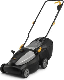 Elektrische Grasmaaier - Duwmaaier Accu - Gazon Onderhoud - 38 cm Snijbreedte - 40L Opvangbak - Geel — thumbnail 1