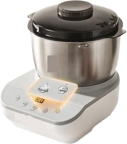 Keukenmixer - Deegmixer Chefmachine - Bakken en Kneden - Automatische Deegbereiding - 5L - Wit — thumbnail 1