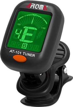 Clip-on tuner AT-101 - stemapparaatje  voor Gitaar - Bas - Viool - Ukelele - Chromatisch — thumbnail 3