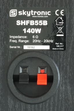 Luidsprekers - Fenton SHFB55B Boekenplank luidsprekerset 5 - 140W - Zwart — thumbnail 4