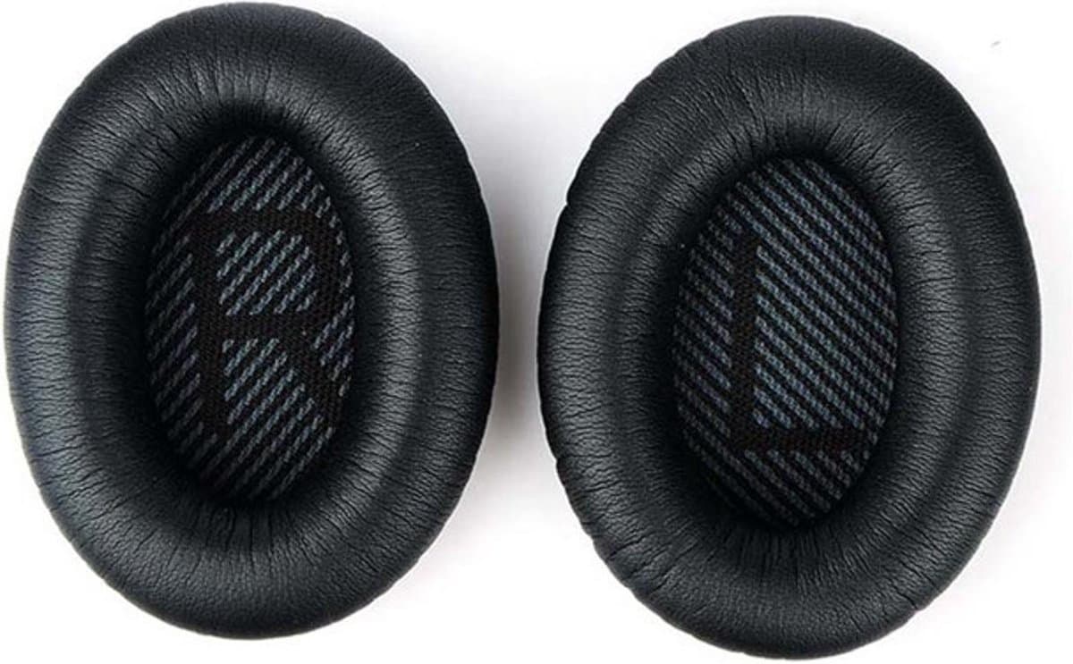 Oorkussens geschikt voor Bose - Zwart - QuietComfort 35 - QC35 en QC35II — afbeelding 1