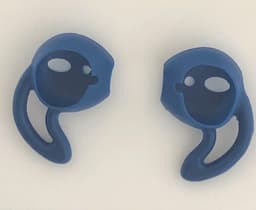KELERINO. Anti-slip siliconen earhooks / earhoox / oorhaken geschikt voor Airpods 1 & 2 - Donkerblauw — thumbnail 3