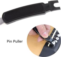 3 in 1 Gitaar Snarenwinder - Peg Winder - Snaarwinder - Peg Winder - Snaar Schaar - Bridge pin puller - Brugpin verwijderaar - Onderhoudsset voor gitaarsnaren — thumbnail 3