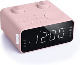 Muse M-17CPK - Digitale wekkerradio met groot display, roze — thumbnail 3