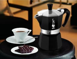 Bialetti Moka Express - Percolator - 3 kops - Aluminium - Zwart — thumbnail 4