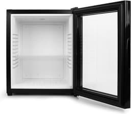 Klarstein Minibar Barmodel Koelkast - 23 Liter - glas - 0dB - Zwart - Minikoelkast - 5-15°C - voor Hotelkamer voor Kantoor - Stil Compact - Mini Fridge Kleine Koelkast Hotelkoelkast Drankkoeler Compact Koelkast — thumbnail 4