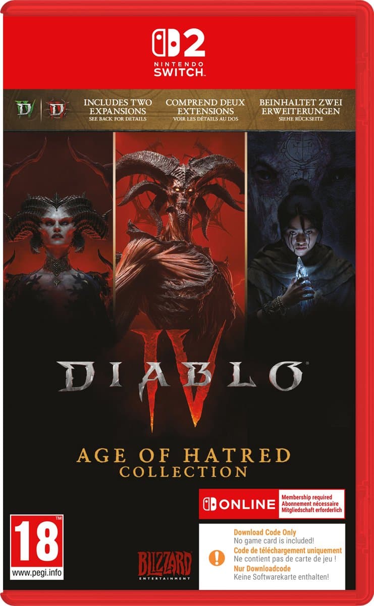 Diablo IV: Age of Hatred Collection - Nintendo Switch 2 - Code in a box — afbeelding 1