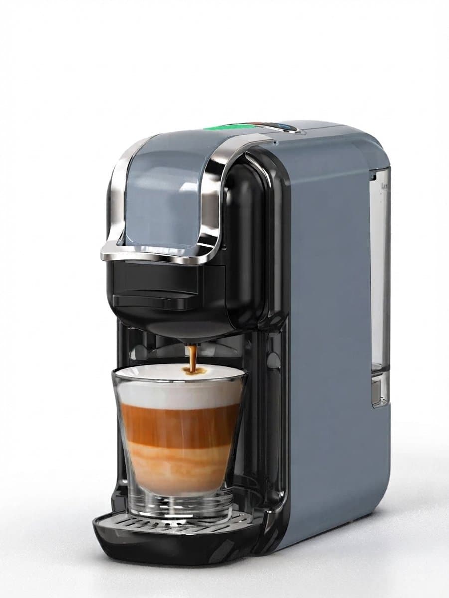 Archi 5-in-1 Koffiezetapparaat – Espresso Machine – 20 Bar – Hot & Cold – Capsules – ESE Pads – Gemalen Koffie – 600 ml – Zwart — afbeelding 1