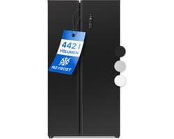 Bomann SBS 7344 - Amerikaanse Koelkast - Side-by-Side - 442 Liter - Total No Frost - Dark Inox Look