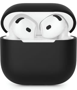 Studio Air Hoesje geschikt voor Airpods 5 - Zwart - Schokbestendige Siliconen Case — thumbnail 1