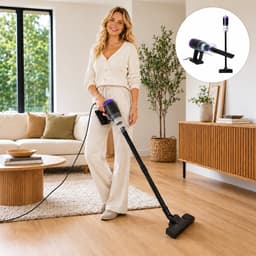 Nexxt 2-in-1 Steelstofzuiger en Handstofzuiger met Snoer - 600W - 15 Kpa - 0,6 liter - 5 M Snoer - Zwart — thumbnail 4