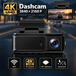Nexeli NX-DC-8 Mini Dashcam – 64GB – 4K Ultra HD – WiFi – G-Sensor – Loop Recording – LCD Scherm – Dashcam voor Auto – Auto Camera — thumbnail 2
