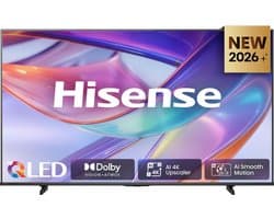 Hisense 65E7S SmartTV - 65 inch - 4K Hi-QLED - 2026 - Hi-QLED Colour - Dolby Vision Atmos - AI 4K Upscaler - AI Smooth Motion - Game Mode Plus - Filmmaker Mode