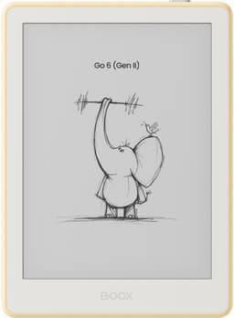 2e Kansje BOOX Go 6 (Gen II) - 6'' e-Reader – Geel - 300 PPI ePaper, Android, Google Play Store, 3 GB RAM, 32 GB opslag, microSD, verstelbare frontverlichting, InkSense Plus-compatibel — thumbnail 4