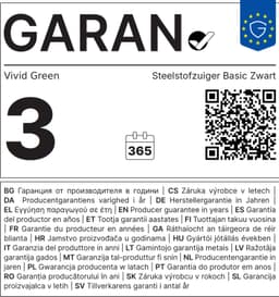 Steelstofzuiger Basic Zwart — thumbnail 2